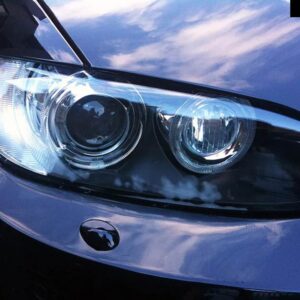 BMW 3シリーズ E90 E91 E92 E93 M3 クーペ カブリオレ RFリモート BLUETOOTH アプリ DTM スタイル マルチカラー RGB LED エンジェルアイ ハローリング - For E92 E93 Pre LCI