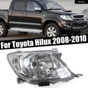 81130-0K210 81170-0K210 トヨタ ハイラックス 2008 2009 2010 車用 フロント バンパー ヘッドライト シグナルランプ ヘッドライト ハウジング バルブ 無 - Only Left