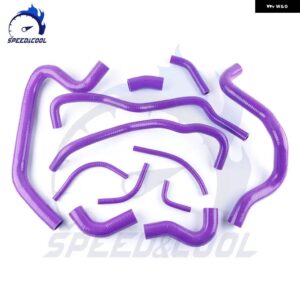 1984-1989 トヨタ MR2 MK1 AW11 シャーシ 4A-GE MT シリコン ラジエーター ホース - Purple