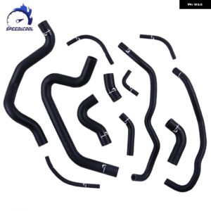 1984-1989 トヨタ MR2 MK1 AW11 シャーシ 4A-GE MT シリコン ラジエーター ホース - Matt Black