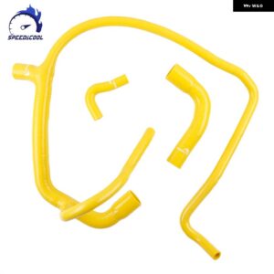 1994-1998 ランドローバー ディフェンダー 90 110 130 300 TDI RHD 車用 シリコン ラジエーター クーラント パイプ チューブ ホース キット - Yellow