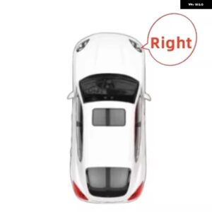 ランドローバー レンジローバー スポーツ 2023 2024 車用 ヘッドランプ カバー ク リアランプ シェード フロント ヘッドライト レンズ シェルカバー - 1pcs for right light