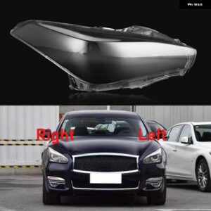 インフィニティ Q70 2015-2021 カーアクセサリー ヘッドライト レンズ カバー ク リアランプ シェード ヘッドランプ シェル プレキシガラス - Right 1pcs