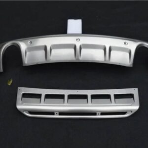 ステンレス 前後 バンパー ガードプレート 傷防止カーアクセサリー アウディ Q5 2009-2017 - 2013-20176