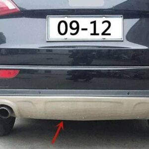 ステンレス 前後 バンパー ガードプレート 傷防止カーアクセサリー アウディ Q5 2009-2017 - 2009-20122