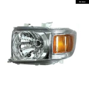 フロント バンパー ヘッドライト トヨタ ランドクルーザー LC70 LC71 LC76 LC79 2007-2023 ヘッドランプ シグナルランプ ドライビングライト ハウジング - White-Left