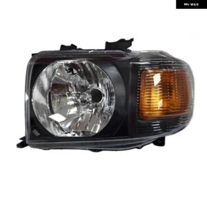 フロント バンパー ヘッドライト トヨタ ランドクルーザー LC70 LC71 LC76 LC79 2007-2023 ヘッドランプ シグナルランプ ドライビングライト ハウジング - Black-Left