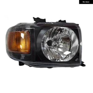 フロント バンパー ヘッドライト トヨタ ランドクルーザー LC70 LC71 LC76 LC79 2007-2023 ヘッドランプ シグナルランプ ドライビングライト ハウジング - Black-Right