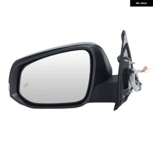 8ピンサイドミラー アセンブリ トヨタ タコマ 2016-19-2023 ブラック ブラインド スポットドアウィングミラー 付き カーアクセサリー - 1PC Left