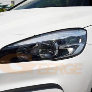 BMW 2シリーズ F45 F46 2013 2014 - 2018 BLUETOOTHアプリ 超高輝度マルチカラー DTM M4 スタイル RGB LEDエンジェルアイキット ハローリング - For halogen HD