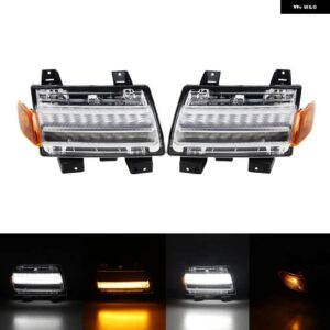 LEDカーフェンダーサイドマーカー ウィンカーライト ジープ ラングラー JL サハラ ルビコン 2018-2024 - clear