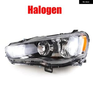 カーアクセサリー 三菱 ランサーエボリューション 10 フォルティス GT CX CY CZ 2007-2019 LHD HID キセノン ヘッドライト シグナルランプ バラスト なし - Halogen Left