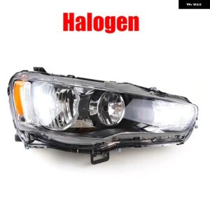 カーアクセサリー 三菱 ランサーエボリューション 10 フォルティス GT CX CY CZ 2007-2019 LHD HID キセノン ヘッドライト シグナルランプ バラスト なし - Halogen Right
