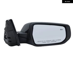 12ワイヤードアミラー アセンブリ シボレー シボレー マリブ 2016-2022 US バージョン スプレーペイント ブラック サイドウィングミラー カーアクセサリー - 1PC Right