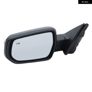 12ワイヤードアミラー アセンブリ シボレー シボレー マリブ 2016-2022 US バージョン スプレーペイント ブラック サイドウィングミラー カーアクセサリー - 1PC Left