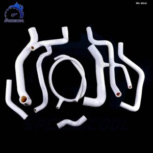 1992-1999 フォルクスワーゲン VW ゴルフ MK3 ジェッタ ヴェント GLX A3 パサート コラード VR6 2.8 シリコン ラジエーター クーラント パイプ ホース - WHITE