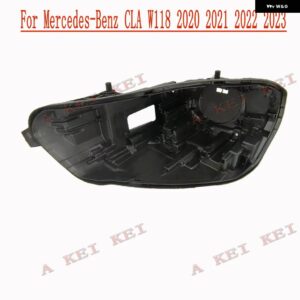メルセデス ベンツ CLA W118 2020-23 車用ライトリアベース フロント ヘッドライト バック ハウジング ヘッドランプ ベースを交換 - 1pcs for left light