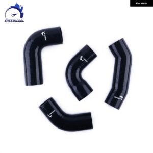 1998-2004 BMW E39 530D 525D 5シリーズ インタークーラー カー シリコン ターボ ブースト ホース チューブ パイプ キット - black