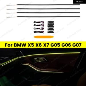 11色 4ドア LED アンビエントライト BMW X5 X6 X7 G05 G06 G07 自動車内装 装飾 ストリップ 装飾 ランプ 再アクセサリー - X5 G05 4 Door