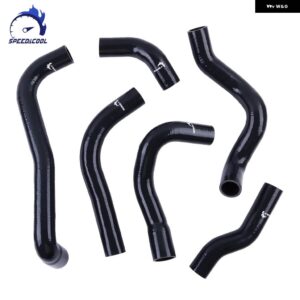 1990-2023 三菱 GTO 3000GT ダッジ ステルス 6G72 3.0L V6 シリコンインタークーラーホース チューブ パイプ キット - black