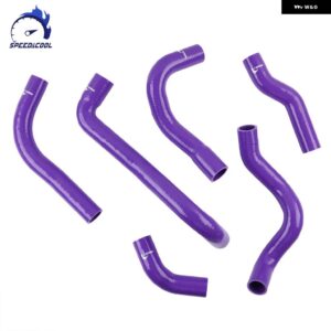 1990-2023 三菱 GTO 3000GT ダッジ ステルス 6G72 3.0L V6 シリコンインタークーラーホース チューブ パイプ キット - Purple