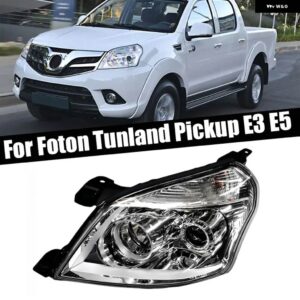 フロント バンパー ヘッドライト FOTON TUNLANDピックアップE3 E5 ヘッドライト フォグランプ デイタイム ランニングライト ウィンカーランプ 運転 - Only Left