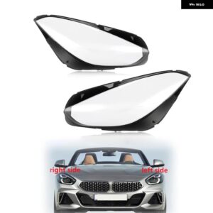 BMW Z4 G29 2019-22 車用 ヘッドライト シェルカバー ヘッドランプ レンズ PC ガラス - pairs