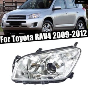 カーアクセサリー トヨタ RAV4 2009-2012 オートフロント ヘッドライト デイタイム ランニングライト シグナルランプ ヘッドランプ ハウジング バルブ 無 - Only Left