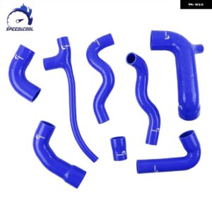 シリコンホースキット フィアット ウノ ターボ I.E 1.4 MK2 1989-1995 インタークーラー+ ラジエーター +エアインテークコネクタ シリコン チューブ - Blue