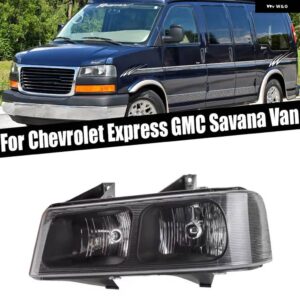シボレー エクスプレス 1500 2500 3500 GMC サバナ バン 1500 2500 3500 2003-2019 車用 フロント バンパー ヘッドライト シグナルランプ バルブ 無 - Only Left