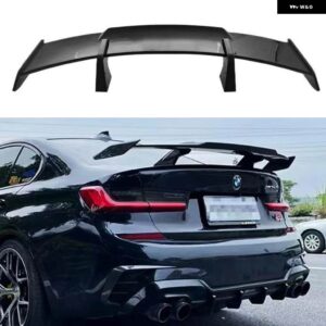 F30 F32 F36 F10 F22 G20 G22 G30 G42 M2 M3 M4 M5 リアスポイラー ウィング BMW 汎用 テールフィン Mパフォーマンス スタイル スルーフロー - Gloss Black