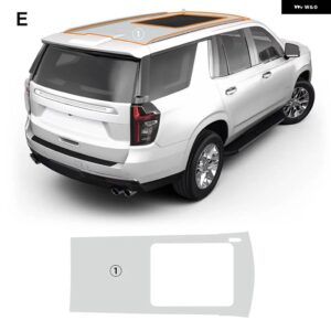 TPUクリア ペイント フィルム シボレー タホ 2021-2023 車 外装 傷防止キット プレカットPPF ステッカー - sunroof