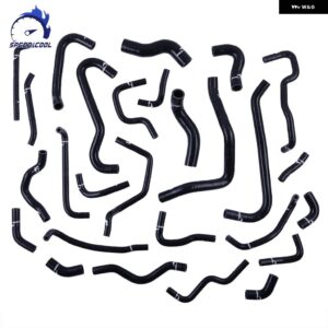 1994-2000 トヨタ MR2 ターボ REV3-5 2.0 ターボ 3SGTE エンジン シリコン 補助冷却水ブリーザーホースキット - black