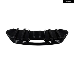 フォード マスタング MK6.5 2018-2023 リアリップ リア バンパー リップ ディフューザー スポイラー カスタム カー スタイリング アクセサリー - Glossy Black