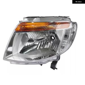 カーアクセサリー ヘッドライト フォード レンジャー T6 2012-15 フロント バンパー ヘッドライト ドライビングライト ヘッドランプ ハウジング バルブ 無 - Only Left