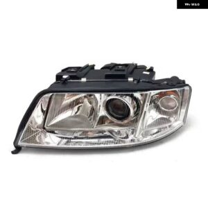 カーアクセサリー アウディ A6 C5 1999-02 フロント バンパー キセノン ヘッドライト ドライビングライト シグナルランプ ヘッドライト アセンブリ - Only Left