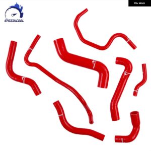 アウディ A3 S3 TT MK1 1.8T 225PS ウォームウィンドカー シリコン ラジエーター クーラントウォーターホース チューブ パイプ キット - Red