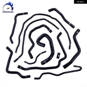 2005-2011 フォード フォーカス デュラテック MZR 1.8L 2.0L DOHC 車用シリコン ラジエーター クーラント チューブ パイプ ホースキット - black