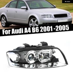カーアクセサリー フロントデイ ランニングライト ドライビングランプ シグナルランプ アウディ A4 B6 2001-05 オート ヘッドランプ ハウジング