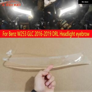 ベンツ W253 GLC 2016-2019 DRL デイタイム ランニングライト チューブ バー エンジェルアイ ヘッドライト アイブロウ - 1pcs for Left light