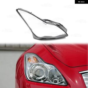 インフィニティ Gシリーズ G37 2ドア クーペ 2009-15 ヘッドライト シェル クリアガラス ランプシェード - 1pcs for right light