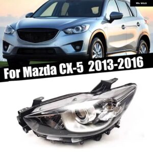 カーアクセサリー ヘッドライト アセンブリ マツダ CX-5 CX5 2013-16 オートフロントライトシグナルランプ ヘッドランプ ドライビングライト - Only Left