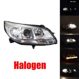 シボレー マリブ 2012-15 フロント バンパー ヘッドライト デイタイム ランニングライト ドライビングライト シグナルランプ カーアクセサリー - Halogen Right