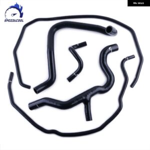 フォード フォーカス MK2 ST ST225 車用シリコン ラジエーター クーラント チューブ パイプ ホースキット - black