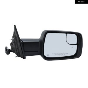 ドアミラー アセンブリ ダッジ ラム1500 2019-24 ブラインド スポットライト付き サイドウィングミラー カーアクセサリー - 1 Pair