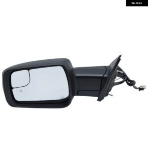 ドアミラー アセンブリ ダッジ ラム1500 2019-24 ブラインド スポットライト付き サイドウィングミラー カーアクセサリー - 1PC Left