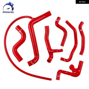 1992-1997 フォルクスワーゲン VW ゴルフ GTI MK3 2.0 8V 2E 115PS シリコン ラジエーター クーラントホース チューブ パイプ キット - Red
