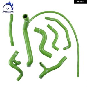 1992-1997 フォルクスワーゲン VW ゴルフ GTI MK3 2.0 8V 2E 115PS シリコン ラジエーター クーラントホース チューブ パイプ キット - Green