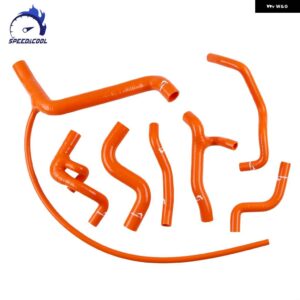 1992-1997 フォルクスワーゲン VW ゴルフ GTI MK3 2.0 8V 2E 115PS シリコン ラジエーター クーラントホース チューブ パイプ キット - Orange
