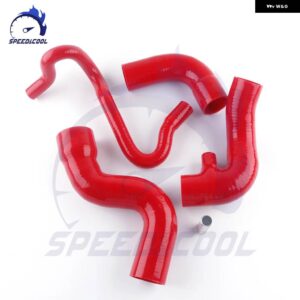 1994-2005 アウディ A4 VOLKSWAGEN VW PASSAT B5 B5.5 1.8T シリコン製エアターボブーストインタークーラーホース チューブ パイプ キット - Red